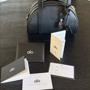 ALO Black Mini Odyssey mini crystal bag